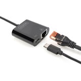 Digitus USB Type-C Gigabit Ethernet-adapter Sort