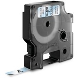 Dymo Ægte D1-etiketter | Sort skrift på gennemsigtig tape | 9 mm x 7 m | Selvklæbende etiketter til LabelManager-mærkningsmaskiner | Fremstillet i Europa Sort på transparant, Polyester, Belgien, -18 - 90 °C, DYMO, LabelManager, LabelWriter 450 DUO