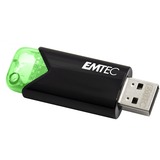 Emtec Click Easy USB-nøgle 64 GB USB Type-A 3.2 Gen 1 (3.1 Gen 1) Sort, Grøn, USB-stik Grøn/Sort, 64 GB, USB Type-A, 3.2 Gen 1 (3.1 Gen 1), Uden hætte, Sort, Grøn