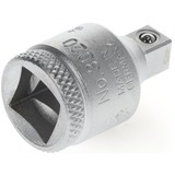 GEDORE Reduceringsstykke 3/8" til 1/4", firkantet, Topnøgle adapter Chrome
