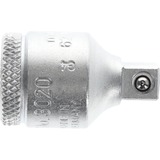 GEDORE Reduceringsstykke 3/8" til 1/4", firkantet, Topnøgle adapter Chrome