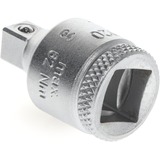 GEDORE Reduceringsstykke 3/8" til 1/4", firkantet, Topnøgle adapter Chrome