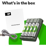 GP Batteries Oplader grå