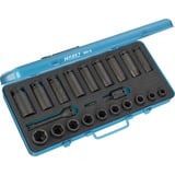 Hazet Sæt med kraftige topnøgleindsatse 1/2" 