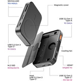 ICY BOX IB-DK4071M-CU31 USB 3.2 Gen 2 (3.1 Gen 1) Type-C Sort, Docking station SSD, SATA, M.2, USB 3.2 Gen 2 (3.1 Gen 1) Type-C, Sort, 10 Gbit/sek.