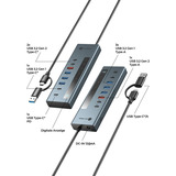 ICY BOX USB hub antracit