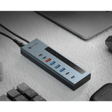 ICY BOX USB hub antracit