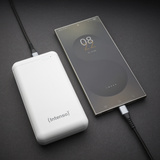 Intenso XS20000 Powerbank Zusatzakku LiPo 20000 mAh 7313552 Lithium polymer (LiPo) Hvid, Power Bank Hvid, 20000 mAh, Lithium polymer (LiPo), 3,7 V, Hvid