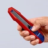 KNIPEX 9010165 BK, Gulvtæppe kniv Rød/Blå
