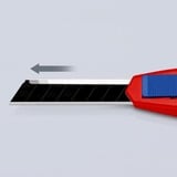 KNIPEX 9010165 BK, Gulvtæppe kniv Rød/Blå