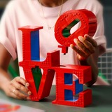 LEGO ART LOVE Byggeklodser, Bygge legetøj Byggesæt, 18 År, Plast, 791 stk, 1,5 kg