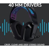 Logitech G535 LIGHTSPEED, Gaming headset Sort