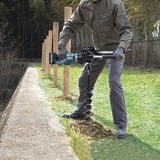 Makita Batteridrevet jordbor DG002GZ XGT, 40 Volt, Boremaskine Blå/Sort