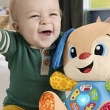Mattel Laugh & Learn Smart Stages Puppy, Plysdyr Blå/lys brun, Dreng/Pige, 0,5 År, Klingende
