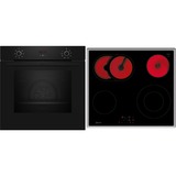 Neff B1CCC0AK3 + T16SBN1L0 pande og gryde sæt Keramisk Elektrisk ovn, Ovn sæt Sort/rustfrit stål, Keramisk, 4 zone(s), Keramisk, Sort, Berøring, 58,3 cm