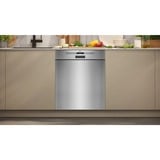 Neff S125ECS15E opvaskemaskine Under bordplade 14 kuverter A børstet rustfrit stål, Under bordplade, Fuld størrelse (60 cm), Rustfrit stål, Rustfrit stål, Knapper, 1,75 m