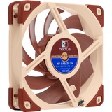 Noctua NF-A12x25 Computerkabinet Ventilator 12 cm Beige, Brun, Sag fan Ventilator, 12 cm, 1900 rpm, 21,4 dB, 96,2 m³/t, Beige, Brun