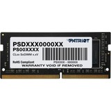 Patriot Signature PSD432G32002S hukommelsesmodul 32 GB 1 x 32 GB DDR4 3200 Mhz Sort, 32 GB, 1 x 32 GB, DDR4, 3200 Mhz, 260-pin SO-DIMM