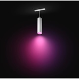 Philips Hue Perifo cylinderpendel, Lampe Hvid, Philips Hue White and Color ambiance Perifo cylinderpendel, Intelligent affjedringslys, Bluetooth, Hvid, Integreret LED, Metal, Hvid