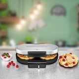 Rommelsbacher Waffelautomat WA 1250, Vaffeljern Sort/Sølv