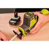 Ryobi ONE+ Børsteløs Akku-sværdsav RRS18CBL-0, 18 Volt, Bajonet sav Grøn/Sort