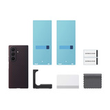 Samsung Carbon Magnet Etui, Mobiltelefon Cover mørk rød