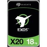 Seagate Enterprise Exos X20 harddisk 18 TB 7200 rpm 3.5" Serial ATA III 18 TB, 7200 rpm, 3.5", Serial ATA III