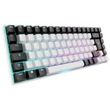 Sharkoon SKILLER SGK50 S3, Gaming-tastatur Hvid, FR-layout, Gateron Yellow