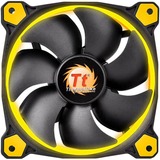 Thermaltake Riing 14 Computerkabinet Ventilator 14 cm Sort, Gul, Sag fan Sort/Gul, Ventilator, 14 cm, 1400 rpm, 28,1 dB, 51,15 kubikfod/min., Sort, Gul