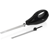Tristar EM-2107 elektrisk kniv 120 W Sort Sort, Sort, 1,1 m, Brød, Kød, Grøntsag, Savtakket klinge, 120 W, Vekselstrøm