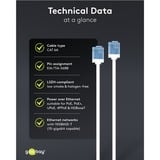 goobay Ultrafleksibelt Cat.6a patchkabel slim, U/UTP Hvid