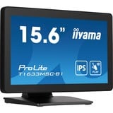 iiyama T1633MSC-B1, LED-skærm Sort