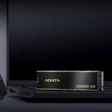 ADATA LEGEND 960 2 TB M.2 PCI Express 4.0 NVMe 3D NAND, Solid state-drev mørk grå/Guld, 2 TB, M.2, 7400 MB/s