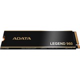 ADATA LEGEND 960 2 TB, Solid state-drev mørk grå/Guld