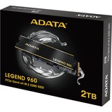 ADATA LEGEND 960 2 TB, Solid state-drev mørk grå/Guld