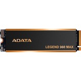ADATA LEGEND 960 MAX 2 TB, Solid state-drev mørk grå/Guld
