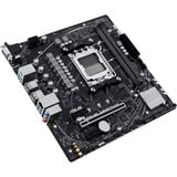 ASUS PRIME A620M-E-CSM AMD A620 Sokkel AM5 micro ATX, Bundkort Sort/grå, AMD, Sokkel AM5, AMD Ryzen 7000 Series, Sokkel AM5, DDR5-SDRAM, 96 GB