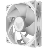 ASUS TUF GAMING TR120 ARGB 1-pack White Computerkabinet Luftkøler 12 cm Hvid, Sag fan Hvid/gennemsigtig, Luftkøler, 12 cm, 2000 rpm, Hvid