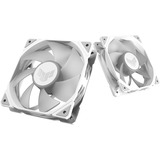 ASUS TUF GAMING TR120 ARGB 1-pack White Computerkabinet Luftkøler 12 cm Hvid, Sag fan Hvid/gennemsigtig, Luftkøler, 12 cm, 2000 rpm, Hvid