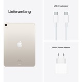 Apple iPad Air 5G LTE 256 GB 27,7 cm (10.9") Apple M 8 GB Wi-Fi 6 (802.11ax) iPadOS 15 Beige, Tablet PC Hvid, 27,7 cm (10.9"), 2360 x 1640 pixel, 256 GB, 8 GB, iPadOS 15, Beige
