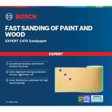 Bosch Expert C470 Slibeskive Fin grus P180 1 stk, Slibning ark Slibeskive, Fin grus, P180, Afslutning af arbejde, Fjernelse af maling, Træ, Tør slibning