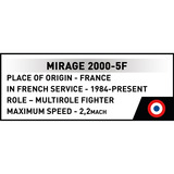 COBI COBI 495 PCS ARMED FORCES /5917/ MIRAGE 2000-5F, Bygge legetøj 