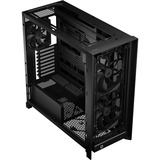 Corsair CC-9011353-WW, Towerkabinet Sort/træ