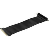 Corsair Premium PCIe 4.0 x16 forlængerkabel 90°, Forlængerledning Sort