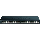 D-Link DGS-1016S netværksswitch Ikke administreret Gigabit Ethernet (10/100/1000) Sort Ikke administreret, Gigabit Ethernet (10/100/1000), Fuld duplex