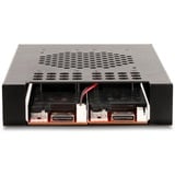 DeLOCK 3,5″ udskiftningsramme til 2 x M.2 NVMe SSD, Monteringsrammen 