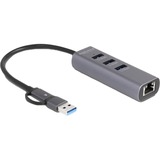 DeLOCK 64282, Docking station grå