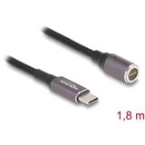 DeLOCK 80780, Kabel antracit/Sort