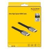 DeLOCK 83997 HDMI-kabel 3 m HDMI Type A (Standard) Grå grå, 3 m, HDMI Type A (Standard), HDMI Type A (Standard), 3D, 48 Gbit/sek., Grå