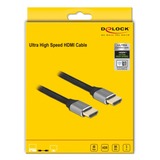 DeLOCK 83997 HDMI-kabel 3 m HDMI Type A (Standard) Grå grå, 3 m, HDMI Type A (Standard), HDMI Type A (Standard), 3D, 48 Gbit/sek., Grå